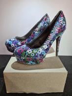 Prachtige Hoge Hakken met Bloemenprint en Pailletten, Kleding | Dames, Overige kleuren, Nieuw, Ophalen of Verzenden, Schoenen met hoge hakken