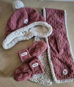 Lodger sjaal, handschoenen, mits en sloffen 0-6 & 6-12, Gebruikt, Meisje, 104 of kleiner, Ophalen