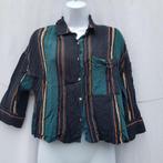 Stoere korte blouse, korte mouw. mt S Merk Pull& Beara, Ophalen of Verzenden, Zo goed als nieuw, Maat 36 (S)