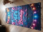 Spandoek 10 jaar, Ophalen of Verzenden, Zo goed als nieuw, Versiering, Verjaardag