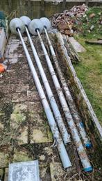 4 Lantaarnpalen - Tuinverlichting, Tuin en Terras, Buitenverlichting, Ophalen, Overige materialen, Gebruikt, Overige typen