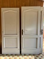 Set Maranti Binnendeuren (4), Doe-het-zelf en Verbouw, Ophalen, Gebruikt, 80 tot 100 cm, Binnendeur