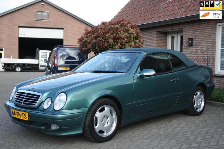 Mercedes-Benz CLK-klasse Cabrio 320 Elegance 1Ste Eigenaar!, Auto's, Mercedes-Benz, Bedrijf, Te koop, CLK, ABS, Airbags, Airconditioning