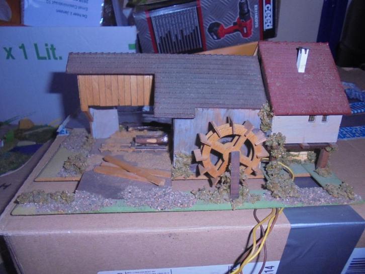 Faller ho zaagmachiene,jaren -50 eerst uitgave, Hobby en Vrije tijd, Modeltreinen | H0, Gebruikt, Brug, Tunnel of Gebouw, Gelijkstroom of Wisselstroom