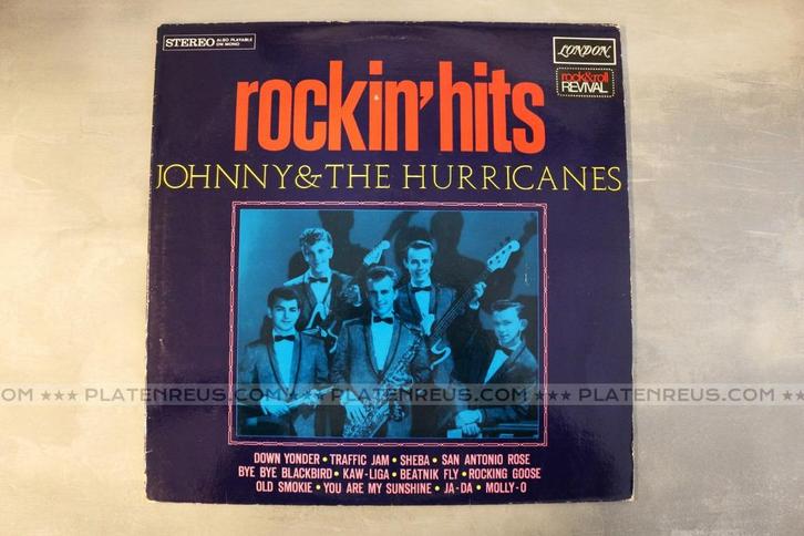 LP Johnny And The Hurricanes – Rockin' Hits , 1968 Rock 4042, Cd's en Dvd's, Vinyl | Rock, Rock-'n-Roll, 12 inch, Ophalen of Verzenden