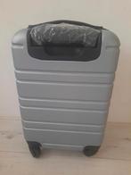 Nieuwe kleine trolley zilverkleurig, 50 tot 60 cm, Hard kunststof, Ophalen of Verzenden, Zo goed als nieuw