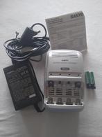 0029 - Sanyo NC‑MQS02 Super Quick Charger voor AA/AAA Ni‑MH, Ophalen of Verzenden, Zo goed als nieuw, Oplaadbaar