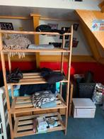 Te koop kleding, schoenen, allerlei kast, Huis en Inrichting, Kasten | Kledingkasten, Ophalen, Met plank(en), Gebruikt, Blank hout