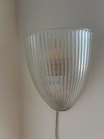 2 stuks Vintage Ribbel Wandlamp, Ophalen