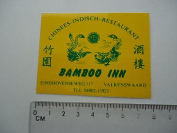 sticker oud Valkenswaard chinees restaurant Bamboo inn resto beschikbaar voor biedingen