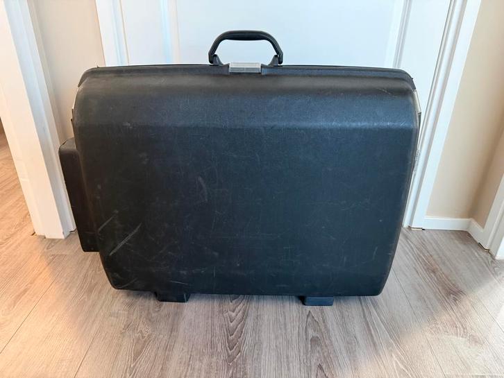Zwarte American Tourister Koffer, Sieraden, Tassen en Uiterlijk, Koffers, Gebruikt, Hard kunststof, 70 cm of meer, 55 cm of meer