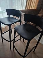 2 barkrukken Vondom Africa eugeni   zwart., Kunststof, 60 tot 90 cm, Ophalen of Verzenden, Zo goed als nieuw