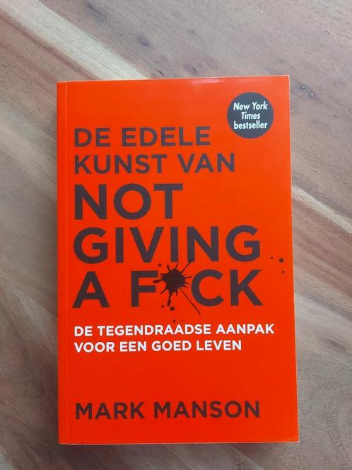 Mark Manson - De edele kunst van not giving a fuck, Boeken, Psychologie, Nieuw, Overige onderwerpen, Ophalen of Verzenden