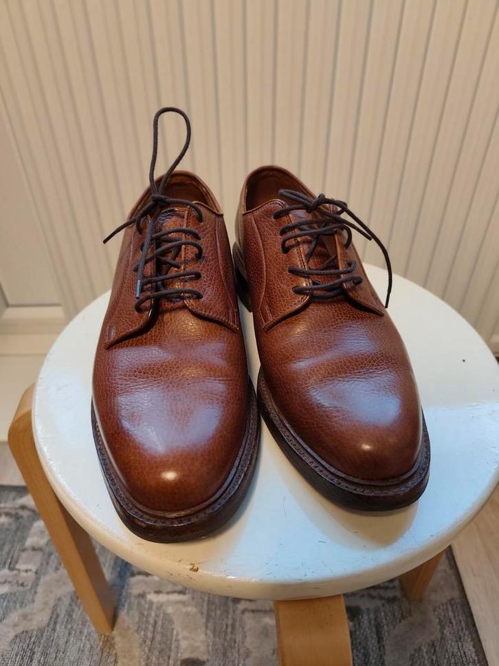 Crockett & Jones leren schoenen - Zo goed als nieuw, Kleding | Heren, Schoenen, Zo goed als nieuw, Veterschoenen, Bruin, Ophalen of Verzenden