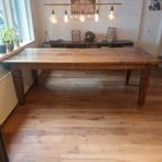 Eikenhouten tafel, Huis en Inrichting, Tafels | Eettafels, Ophalen, 200 cm of meer, 50 tot 100 cm, Zo goed als nieuw