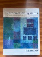 Information Systems - Steven Alter - 2nd Edition, Ophalen, Zo goed als nieuw, Overige onderwerpen