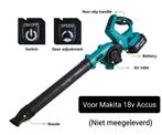 Bladblazer /werkplek Geschikt voor Makita 18volt accus., MAKITA, Nieuw, Ophalen of Verzenden, Accu