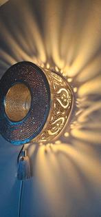 Bijzondere oosterse marokkaanse filigraan lamp, Huis en Inrichting, Ophalen of Verzenden, Metaal, Zo goed als nieuw