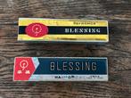 2 Vintage Blessing Mondharmonica's in originele doos, Muziek en Instrumenten, Gebruikt, Overige typen, Ophalen of Verzenden, Met koffer of doosje