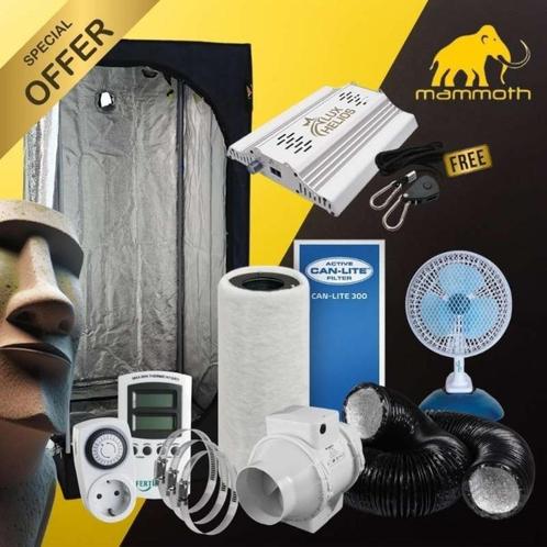 -10% Mammoth Growkit | Kweektent Set | 3 Versies, Tuin en Terras, Kweekspullen, Nieuw, Kweektent, Verzenden