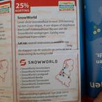 Snowworld 25% korting. Online tickets, Drie personen of meer, Kortingsbon