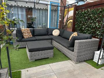 Mooie Loungeset Tuinset met all weather kussens beschikbaar voor biedingen