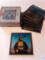 Antieke Engelse Victoriaanse toverlantaarn glas dia's c.1900, Ophalen of Verzenden