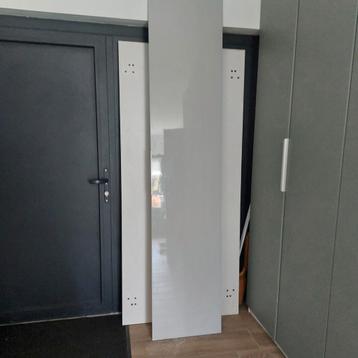 Ikea fardal kastdeur deur voor pax kast hoogglans grijs