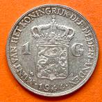 Nederland 1 gulden 1944 Wilhelmina zilver, Ophalen of Verzenden, Koningin Wilhelmina, Zilver