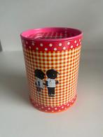 Spaarpot met Jip en Janneke. Hoogte 10 cm Doorsnede 7,5 cm., Verzamelen, Ophalen of Verzenden, Zo goed als nieuw, Metaal of Blik