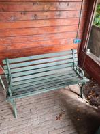oud gietijzeren bankje, Tuin en Terras, Tuinbanken, Ophalen, Gebruikt, Metaal