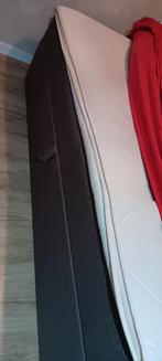 Antraciet Boxspring 160x200 met Bergruimte, Ophalen of Verzenden