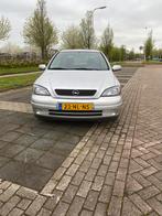 Opel Astra 1.6 16V 5D AUT 2003 Grijs, Auto's, Opel, 47 €/maand, Origineel Nederlands, Te koop, Zilver of Grijs