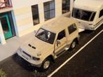 1/43 Mitsubishi Pajero Evolution - Cararama grijs, Hobby en Vrije tijd, Modelauto's | 1:43, Dinky Toys, Ophalen of Verzenden, Zo goed als nieuw