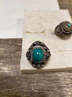 Prachtige antieke zilveren Art Nouveau gif ring, Verzenden, Zilver