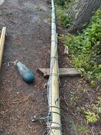 Hele degelijke mast en giek, 6 meter of meer, Gebruikt, ??, 15 tot 30 m²