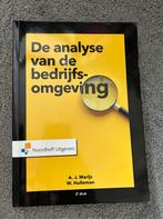 De analyse van de bedrijfsomgeving, Ophalen of Verzenden, Beta, Zo goed als nieuw, HBO