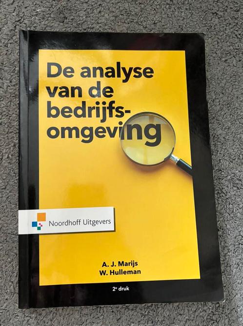 De analyse van de bedrijfsomgeving, Boeken, Studieboeken en Cursussen, Zo goed als nieuw, HBO, Beta, Ophalen of Verzenden