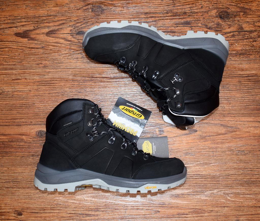 Grisport - leren wandelschoen Arizona Mid zwart - maat 38, Zwart, Nieuw, Grisport, Wandelschoenen