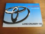 Instructieboek Toyota Land Cruiser 100 4.7 V8, 4.2 TD 1998, Auto diversen, Handleidingen en Instructieboekjes, Ophalen of Verzenden