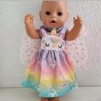 Baby Born kleertjes Unicorn Eenhoorn Jurkje Babyborn., Kinderen en Baby's, Speelgoed | Poppen, Ophalen of Verzenden, Zo goed als nieuw