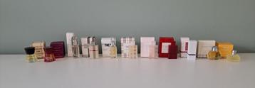 11 miniatuur geurtjes van Burberry parfum