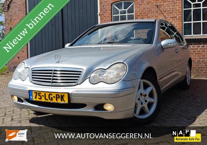 Mercedes C-klasse 180 K. Elegance automaat/nw APK, Auto's, Mercedes-Benz, Te koop, C-Klasse, ABS, Airbags, Airconditioning, Alarm