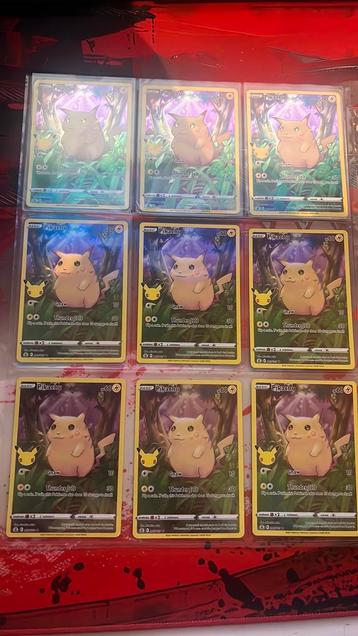 Pikachu 5/25 9 stuks beschikbaar voor biedingen