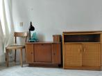 Vintage kasten - rotan en normaal hout, Ophalen, Gebruikt, 25 tot 50 cm, 50 tot 100 cm