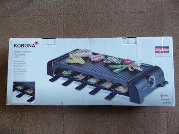 nieuw: Korona gourmetstel voor 10 personen raclette beschikbaar voor biedingen