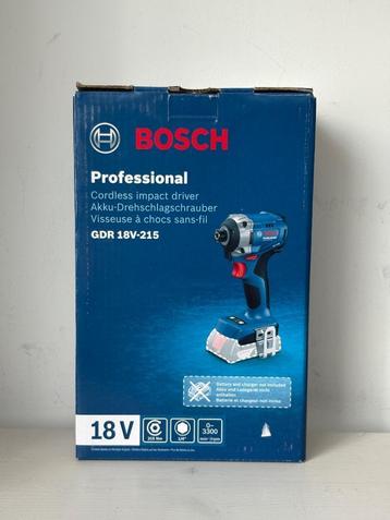 Bosch blauw GDR 18v-215 18v accu slagschroevendraaier solo beschikbaar voor biedingen