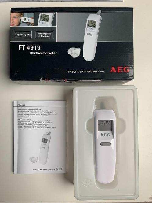 NIEUW AEG oorthermometer FT4919, Diversen, Verpleegmiddelen, Nieuw, Ophalen of Verzenden
