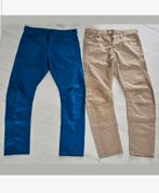 broeken heren 2 stuks,mooie zeker nette zgan staat W33/L32, Ophalen of Verzenden, Zo goed als nieuw, Blauw