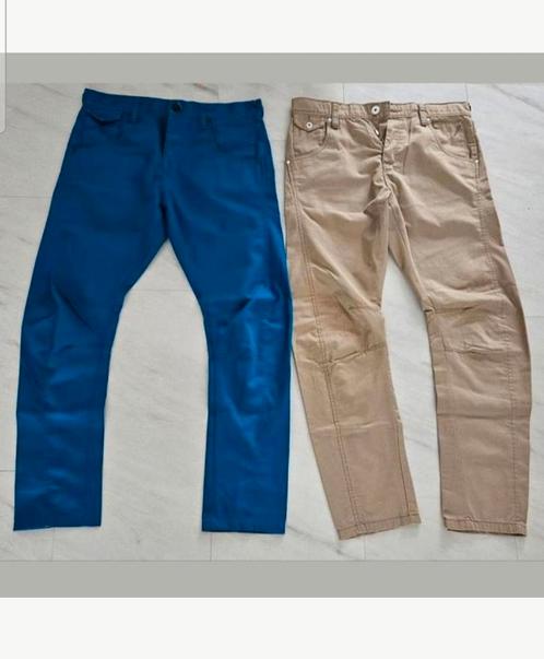 broeken heren 2 stuks,mooie zeker nette zgan staat W33/L32, Kleding | Heren, Broeken en Pantalons, Zo goed als nieuw, Blauw, Ophalen of Verzenden